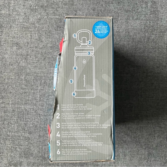 NWT ThermoFlask 16oz Stainless Steel Water Bottle, 2-pack - Picture 2 of 7